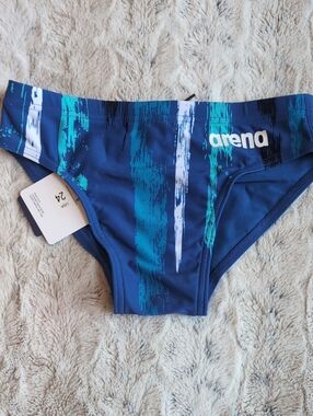 Arena Team Painted Stripes Swim Brief
